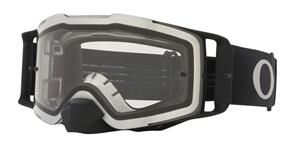 OAKLEY FRONT LINE - TUFF BLOCKS GUNMETAL BLACK MX GOGGLES WITH CLEAR LENS