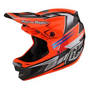 TROY LEE DESIGNS 2023 D4 AS CARBON HELMET W/MIPS SABER RED