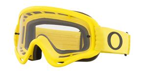 OAKLEY O FRAME - MOTO YELLOW MX GOGGLES WITH CLEAR LENS