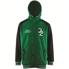 THIRTY TWO BEAN TOWN SOFT SHELL HOODIE [GREEN]