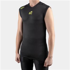 EVS TUG SLEEVELESS BASE LAYER BLACK HI VIS