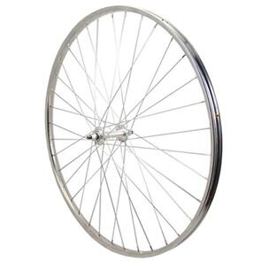 MISC FRONT 27 X 1 1/4 ALLOY RIM STEEL HUB NUTTED SILVER (EA)