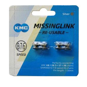KMC CONN LINK 1/2X3/32 KMC MISSING LINK 8/7/6 SP CL573 2/CD (CD)