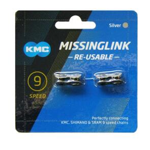 KMC CONN LINK 1/2X3/32 KMC MISSING LINK 9SP CL566 2/CD (CD)