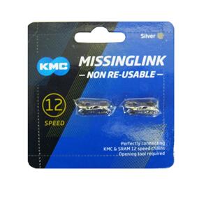 KMC CONN LINK 1/2X3/32 KMC MISSING LINK 12SP CL552 2/CD (CD)