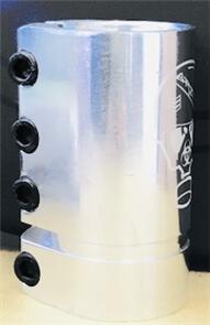 GRIT 4 BOLT SCS CLAMP - POLISHED