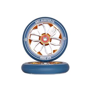 GRIT 120MM X 24MM BLUE ORANGE WHEELS (PAIR)