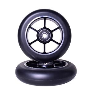 GRIT 100MM BLACK CORE/ BLACK PU (PAIR) WHEELS