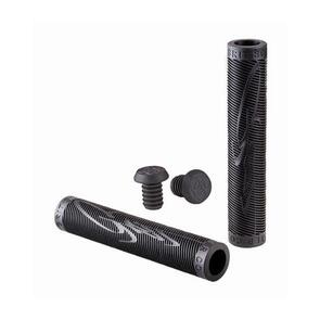 GRIT HANDLEBAR GRIPS - 160MM - BLACK (PAIR)