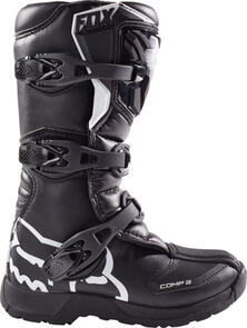 FOX RACING MOTO 2025 MX YOUTH COMP 3 BOOTS BLACK