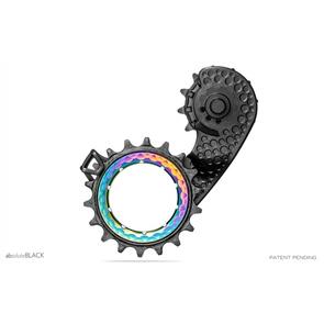 ABSOLUTE BLACK HOLLOWCAGE CERAMIC BEARING - CARBON  DERAILLEUR CAGE FOR SHIMANO 9100 TI