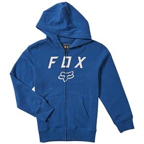 FOX RACING FOX YOUTH LEGACY MOTH ZIP FLEECE [ROYAL BLUE]