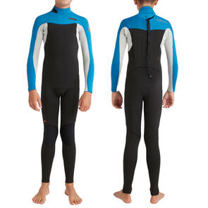 QUIKSILVER EVERYDAY SESSIONS B 3/2MM BACK ZIP BLACK/SQUALE BLUE