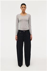 NEUW GIRLFRIEND LONGSLEEVE GREY MARLE