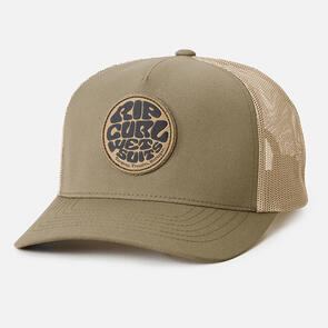RIP CURL WETSUIT ICON TRUCKER HEADWEAR DUSTY OLIVE