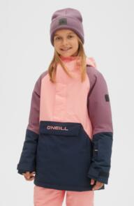 ONEILL SNOW 2022 GIRLS ANORAK JACKET - CONCH SHELL