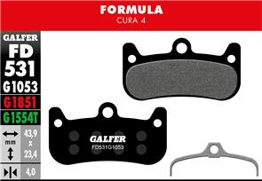 GALFER FD531 BRAKE PADS FORMULA CURA 4 G1851 ADVANCED