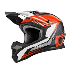 ONEAL 2023 1SRS HELM STREAM BLK/ORG YOUTH