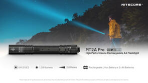 NITECORE MT2A PRO UHI20 1000 LUMEN 255 YARD FLASHLIGHT