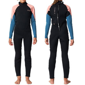 ONEILL 2024 GIRLS REACTOR BACK ZIP FULL 3/2MM - PEACH