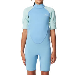 ONEILL 2024 GIRLS REACTOR BACK ZIP SS SPRING 2MM - SKY BLUE