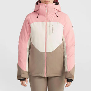 ONEILL SNOW 2025 WOMENS CARBONITE SNOW JACKET GENUINE PINK COLOUR BLOCK