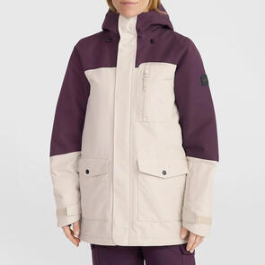 ONEILL SNOW 2025 WOMENS UTILITY HYBRID JACKET ATMOSPHERE COLOUR BLOCK