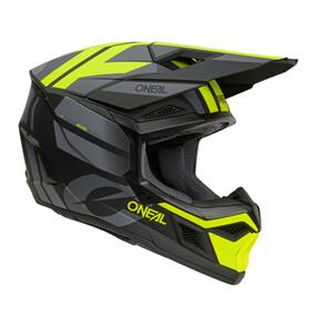 ONEAL 2026 3SRS HELMET RIDE V.26 BLACK GREY NEON YELLOW 