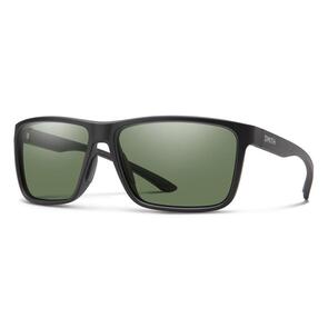 SMITH RIPTIDE MATTE BLACK + CHROMAPOP POLARIZED GRAY GREEN LENS