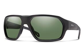 SMITH DECKBOSS MATTE BLACK CHROMAPOP POLARIZED GRAY GREEN