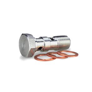 MOTO MASTER 213007 RADIAL MASTER CYLINDER MOTO MASTER DOUBLE BANJO BOLT M10X1 FOR CONNECTING TWO BRAKE LINES