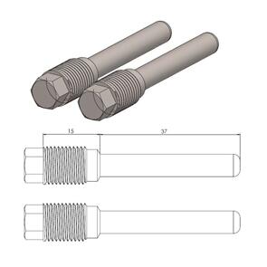 MOTO MASTER BRAKE PAD PIN MOTO MASTER FOR MOTOMASTER CALIPER 210103