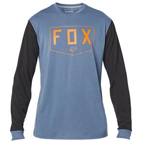FOX RACING TOURNAMENT LS TECH TEE [HEATHER GRAPHITE]