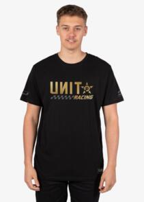 UNIT TEE - RACING - PIT CREW BLACK GOLD