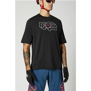 FOX RACING 2021 DEFEND SS JERSEY [BLACK]