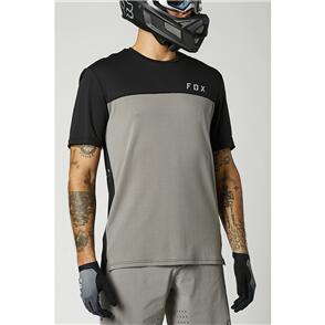 FOX RACING 2021 FLEXAIR DELTA SS JERSEY [PEWTER]