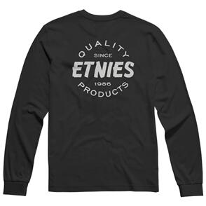ETNIES QUALITY LS TEE [BLACK/WHITE]