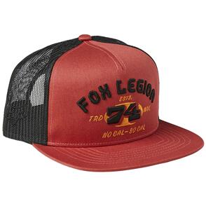 FOX RACING AT BAY SNAPBACK HAT [RED CLAY]