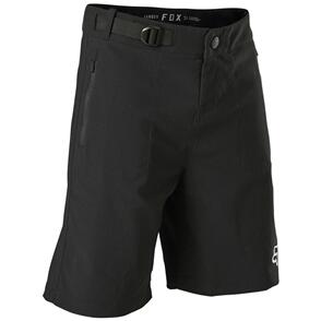 FOX RACING 2022 YOUTH RANGER SHORTS WITH LINER [BLACK]