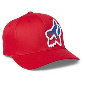 FOX RACING TOXSYK FLEXFIT HAT [FLAME RED]