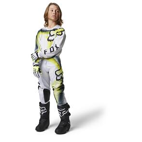FOX RACING 2023 YOUTH 180 TOXSYK JERSEY AND PANT [FLO YELLOW]