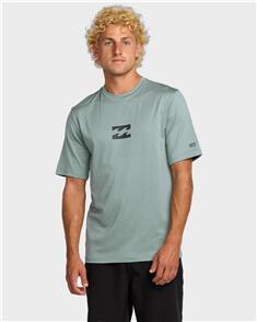 BILLABONG ALL DAY WAVE RASH VEST SEA BLUE