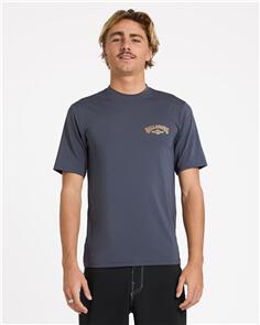 BILLABONG HERITAGE ARCH RASH VEST MIDNIGHT BLUE