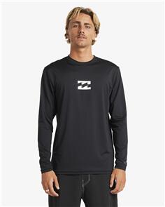 BILLABONG ALL DAY WAVE LONG SLEEVE RASH VEST BLACK