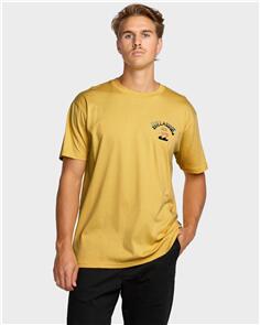 BILLABONG ARCH FADE T-SHIRT DUST YELLOW