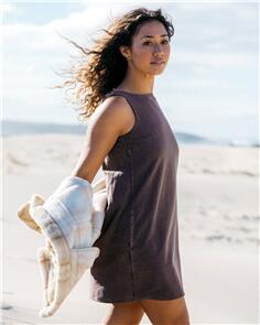 BILLABONG WOMENS SUNSET BLISS MINI DRESS TEAK