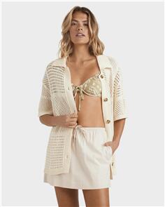 BILLABONG WOMENS SO SIMPLE MINI SKIRT WHITE CAP
