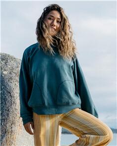 BILLABONG WOMENS DONT FORGET CREW NECK ALPINE