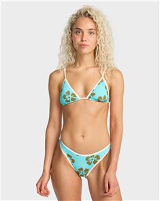 BILLABONG WOMENS LAST SUMMER MINI SLIDE TRIANGLE BIKINI TOP OCEAN SPRAY