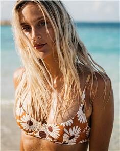 BILLABONG WOMENS FRESH DAZE HELENA UNDERWIRE BIKINI TOP SUNBURNT